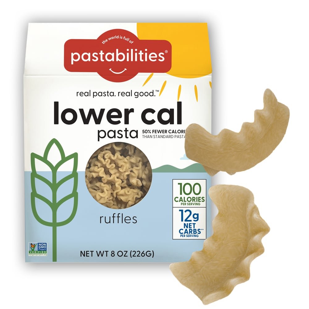Lower Cal Pasta - Low Carb & Calorie - Ruffles - World of Pastabilities