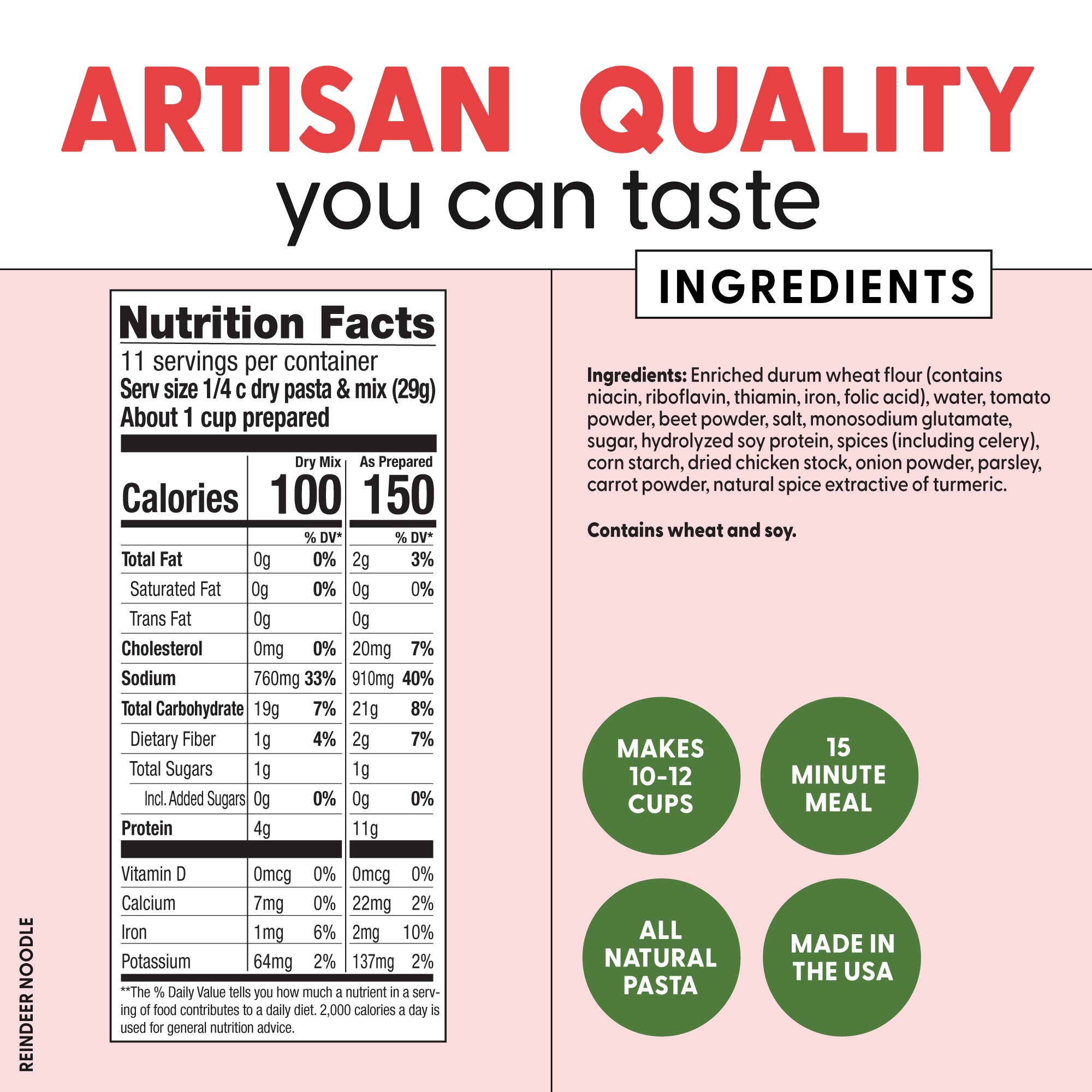 Reindeer Noodle Soup - World of Pastabilities