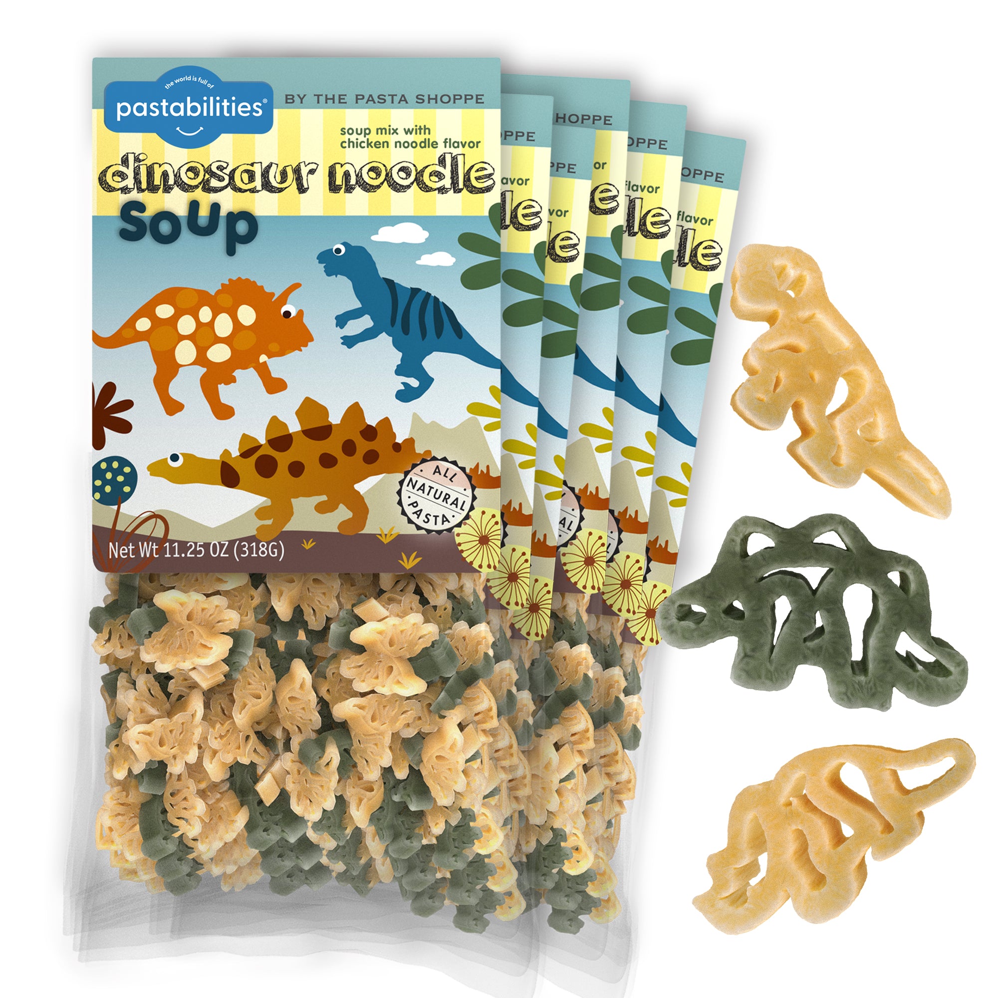 Dinosaur Noodle Soup - World of Pastabilities