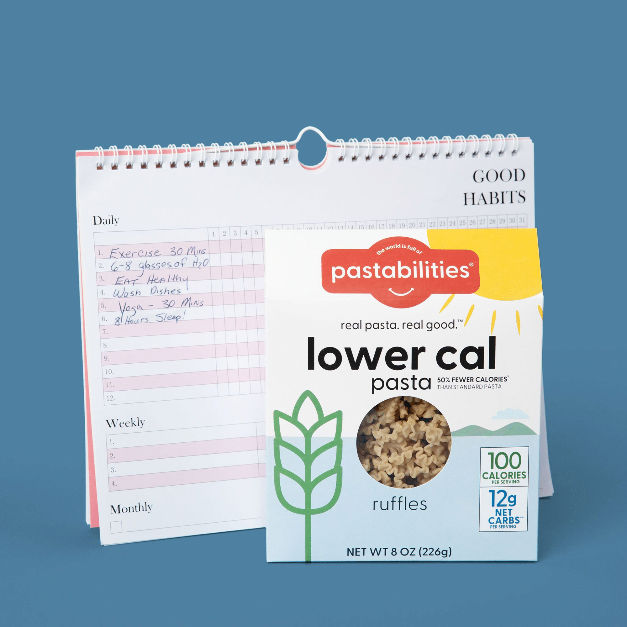 Lower Cal Pasta - Low Carb & Calorie - Ruffles - World of Pastabilities