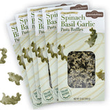 Spinach Basil Garlic Pasta Ruffles - World of Pastabilities