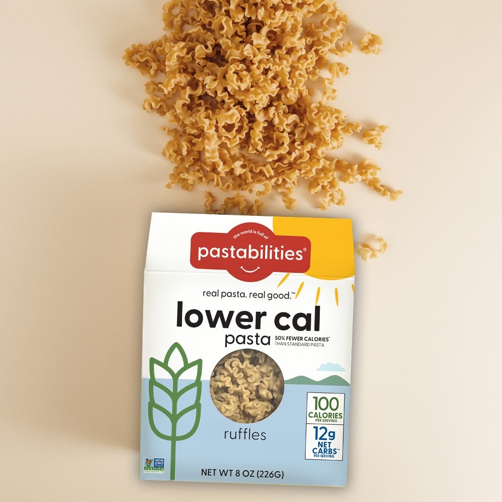 Lower Cal Pasta - Low Carb & Calorie - Ruffles - World of Pastabilities