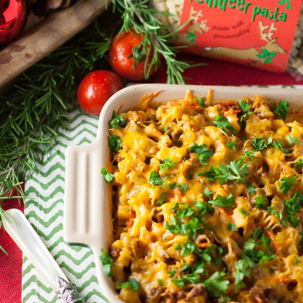 Cheesy Beef & Noodle Casserole (Lightened Up!) - World of Pastabilities