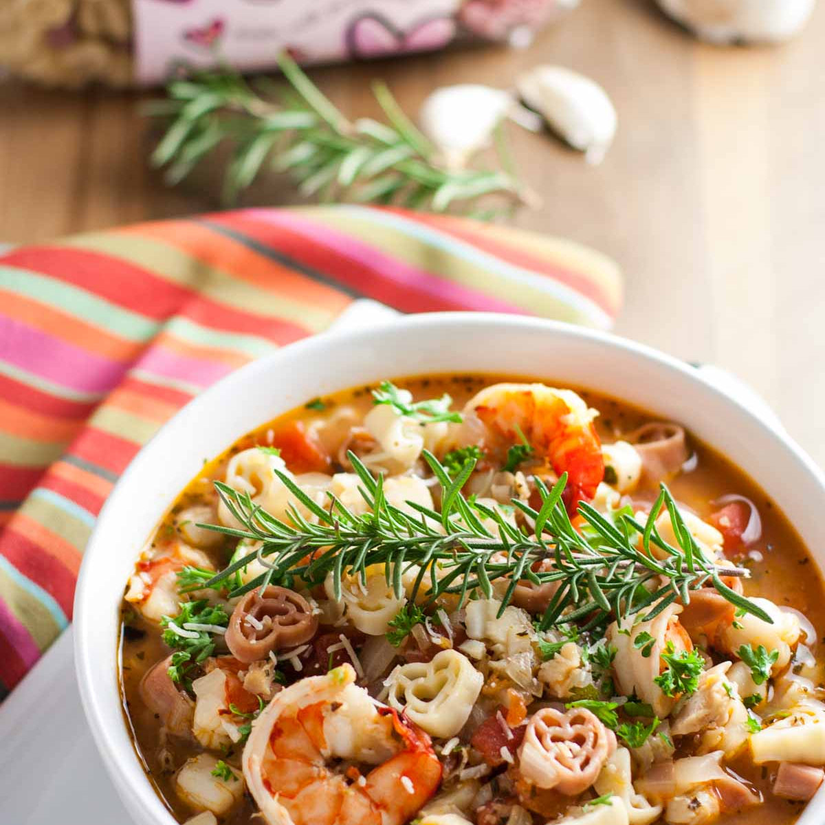 Quick Cioppino with Heart Pasta - World of Pastabilities
