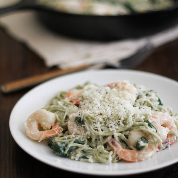 Creamy Spinach Angel Hair Florentine - World of Pastabilities