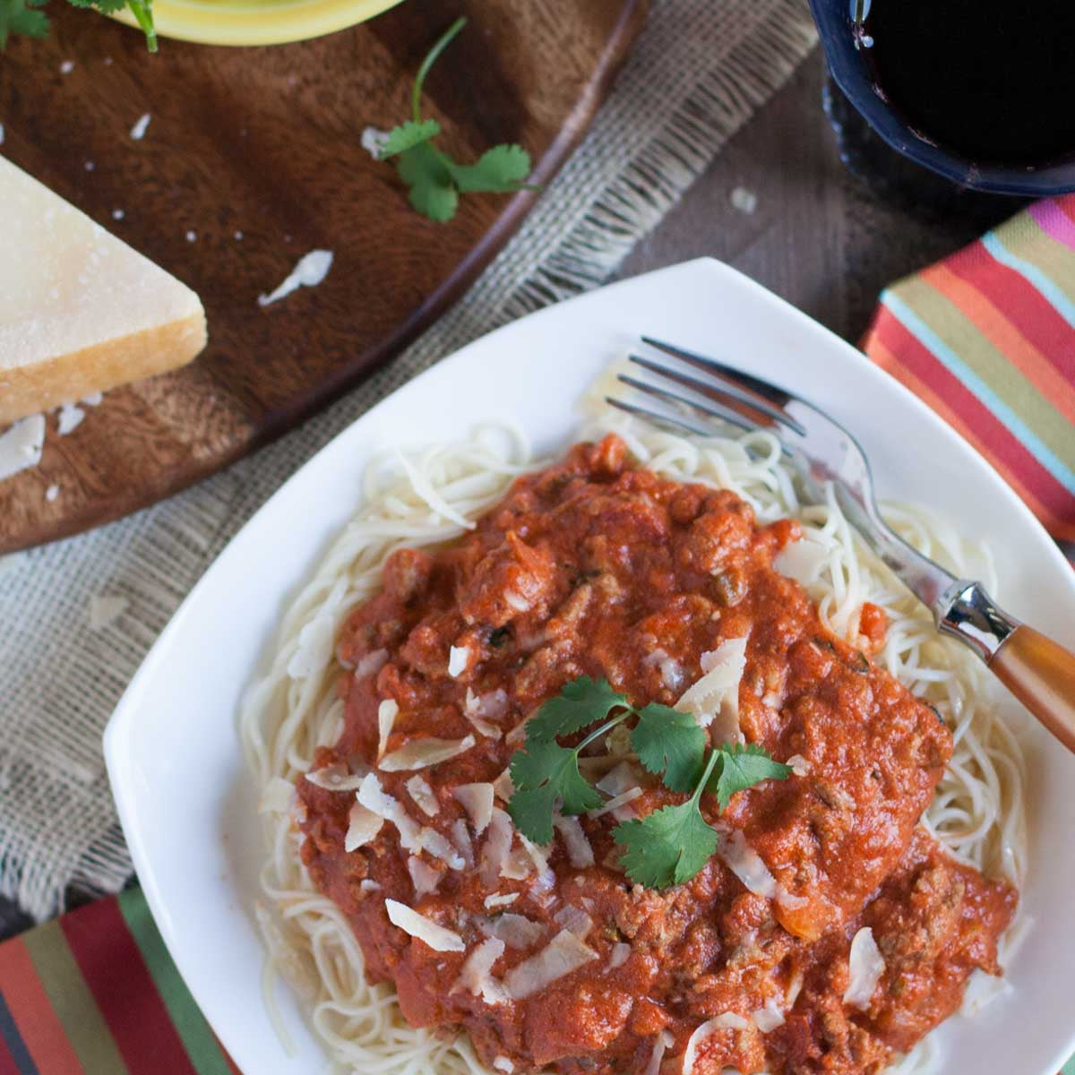 Creamy Taco Bolognese - World of Pastabilities