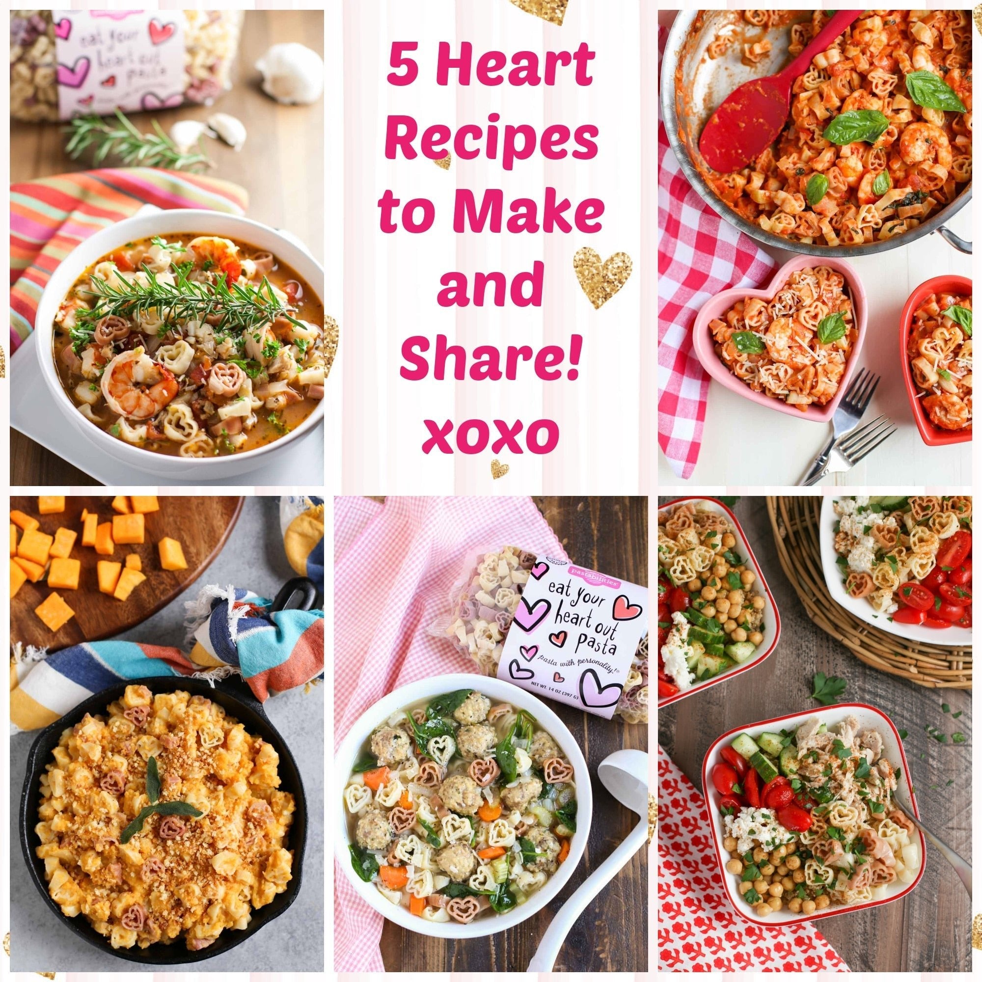 5 Heart Recipes to Make and Share - World of Pastabilities