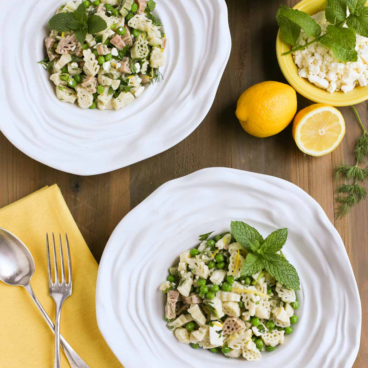 Light and Herby Mediterranean Pasta Salad - World of Pastabilities
