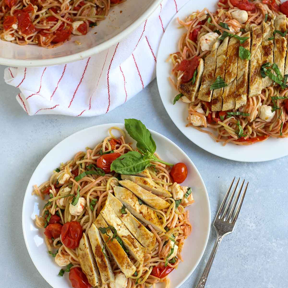 Margherita Pasta with Chicken - World of Pastabilities