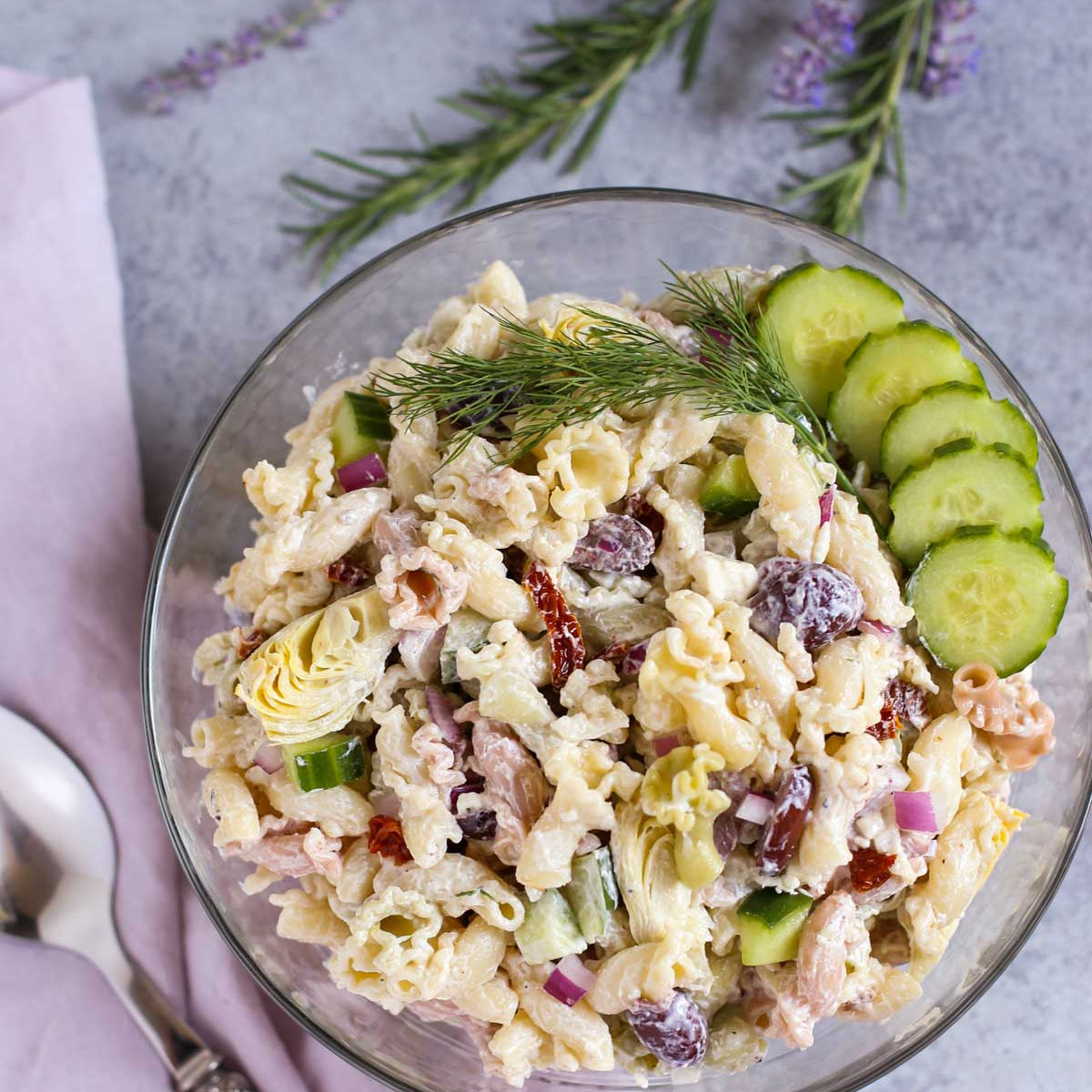 Tzatziki Pasta Salad - World of Pastabilities