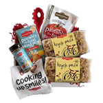 Front view of Bicycle Pasta 14 oz bag showing multicolored bicycle-shaped pasta through clear packaging