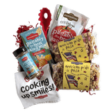 Front view of American Pride Pasta 14 oz bag showcasing fun-shaped pasta and yellow label on white background