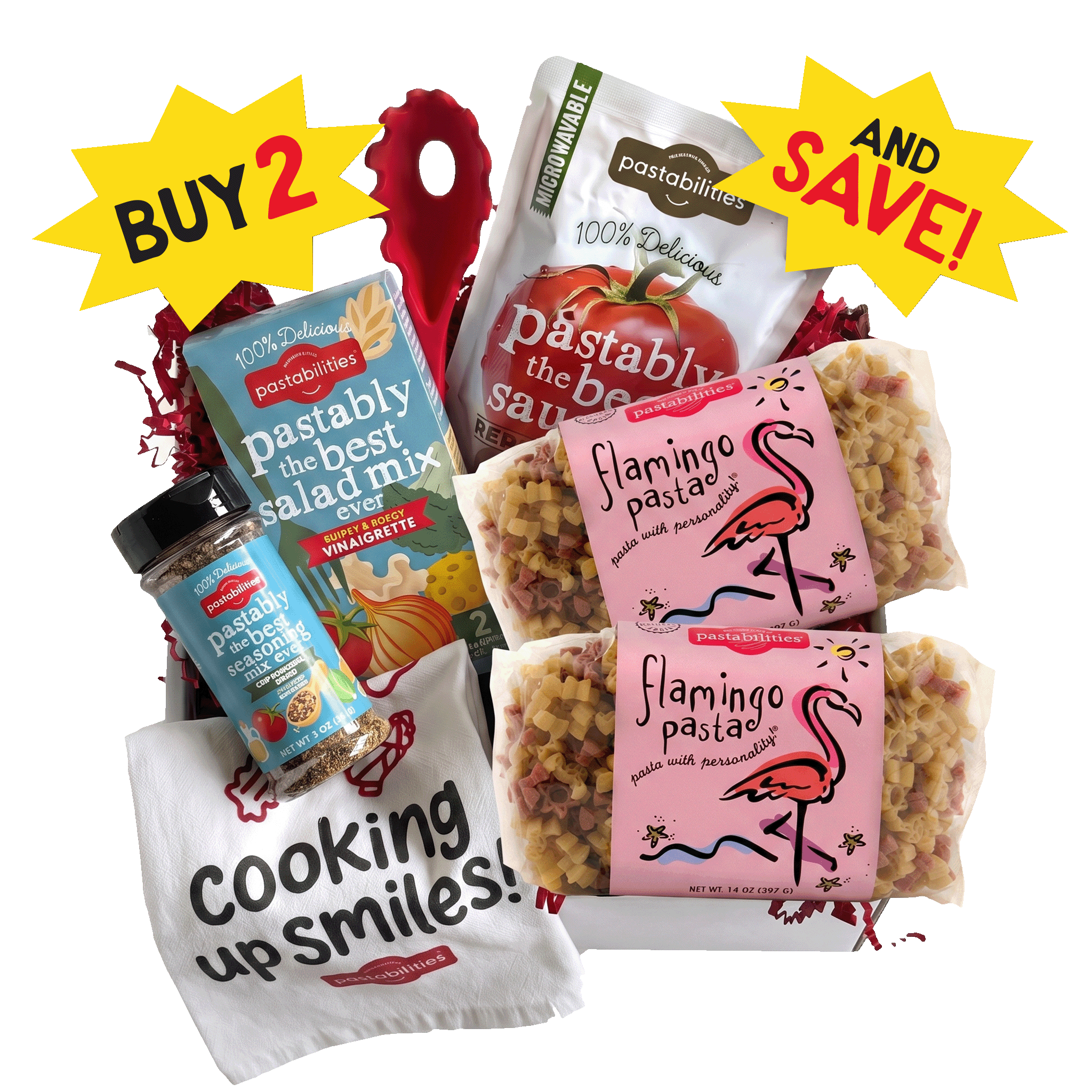 Flamingo Deluxe Box - World of Pastabilities