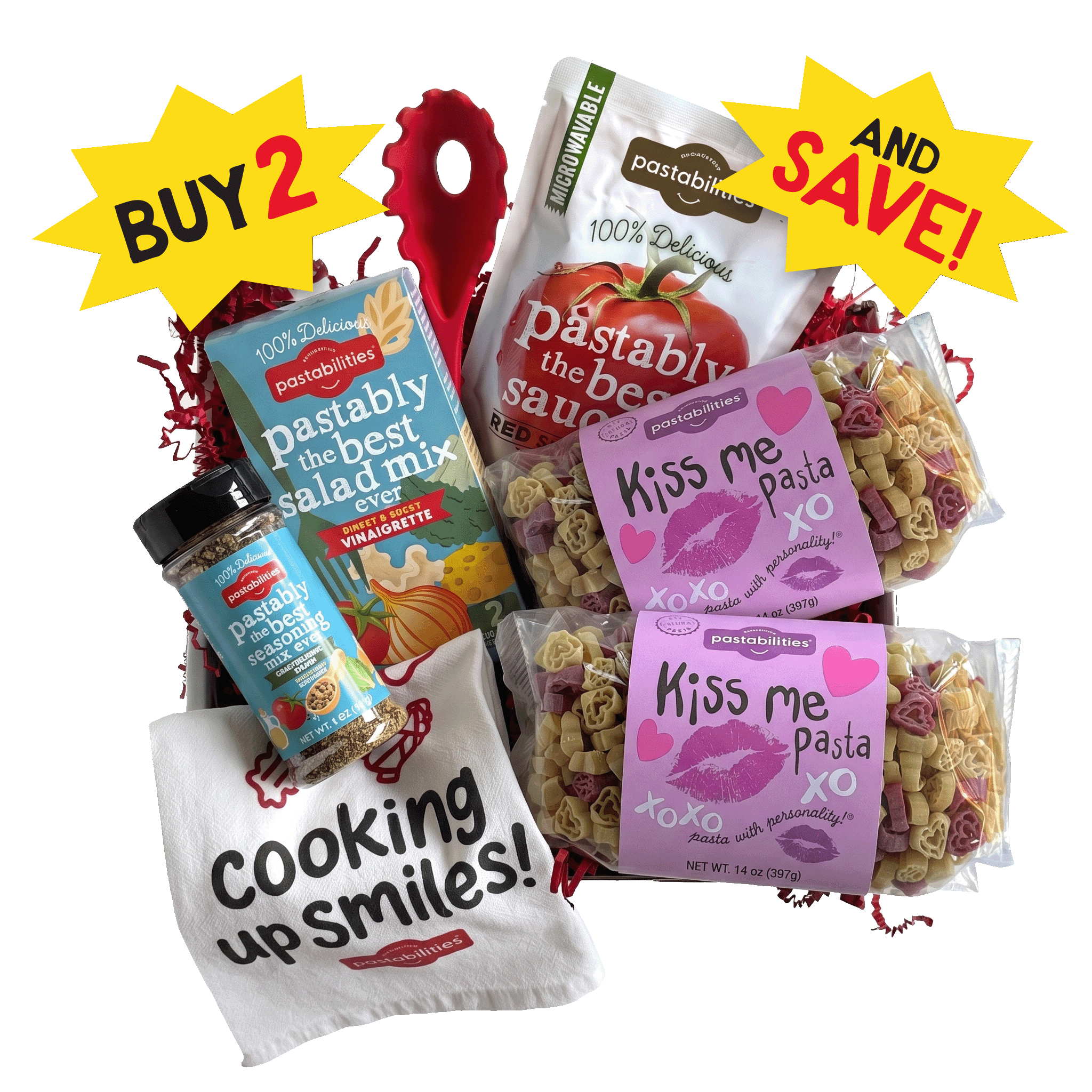 Kiss Me Deluxe Box - World of Pastabilities
