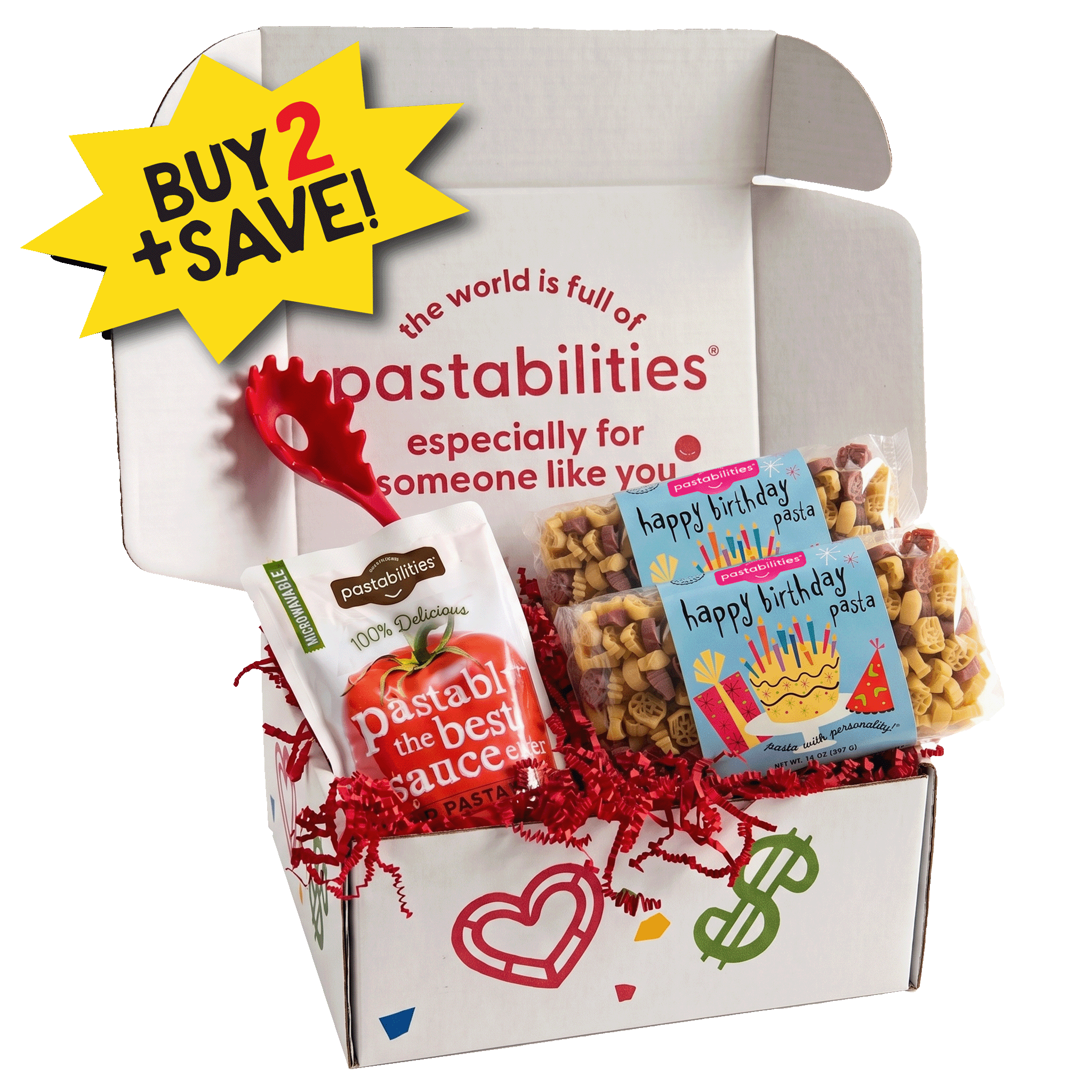 Happy Birthday Gift Box - World of Pastabilities