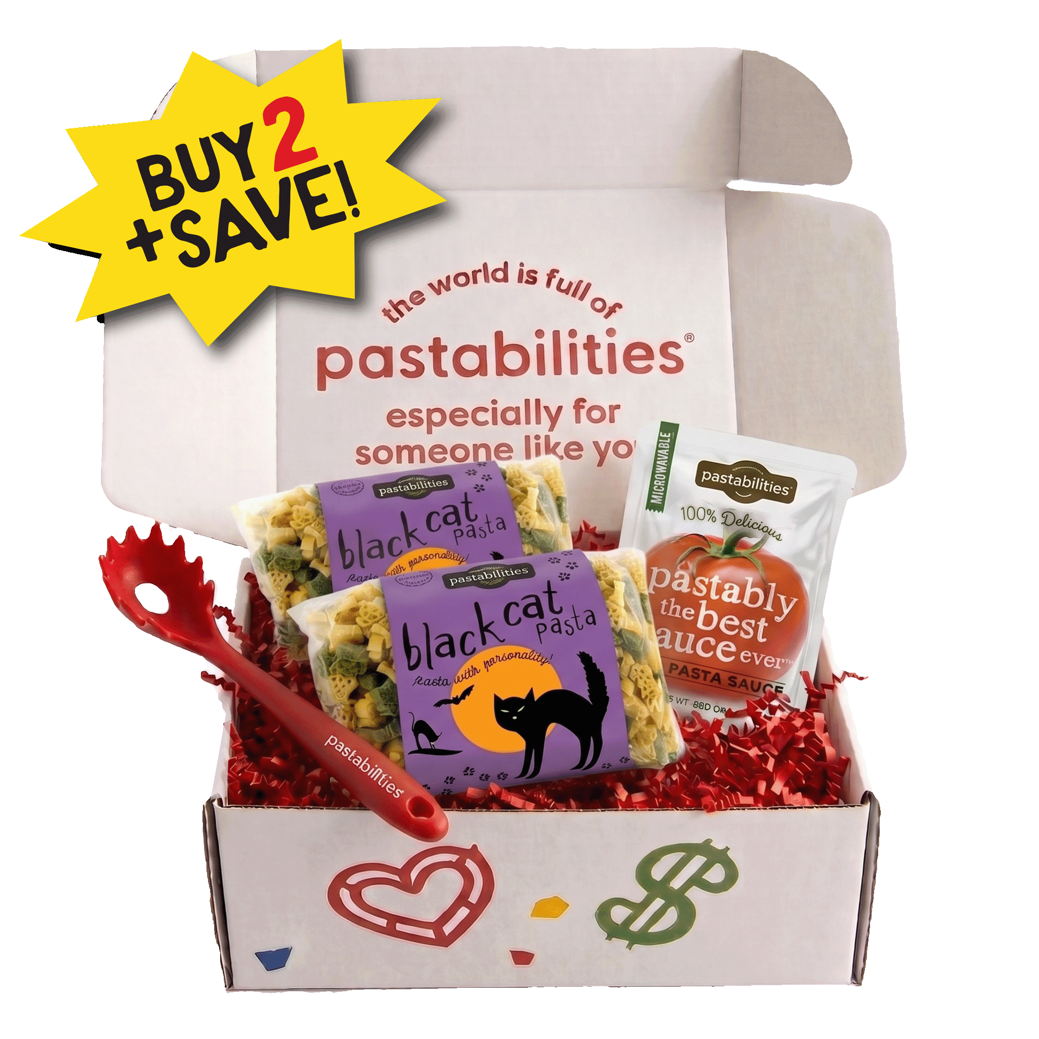 Black Cat Gift Box - World of Pastabilities