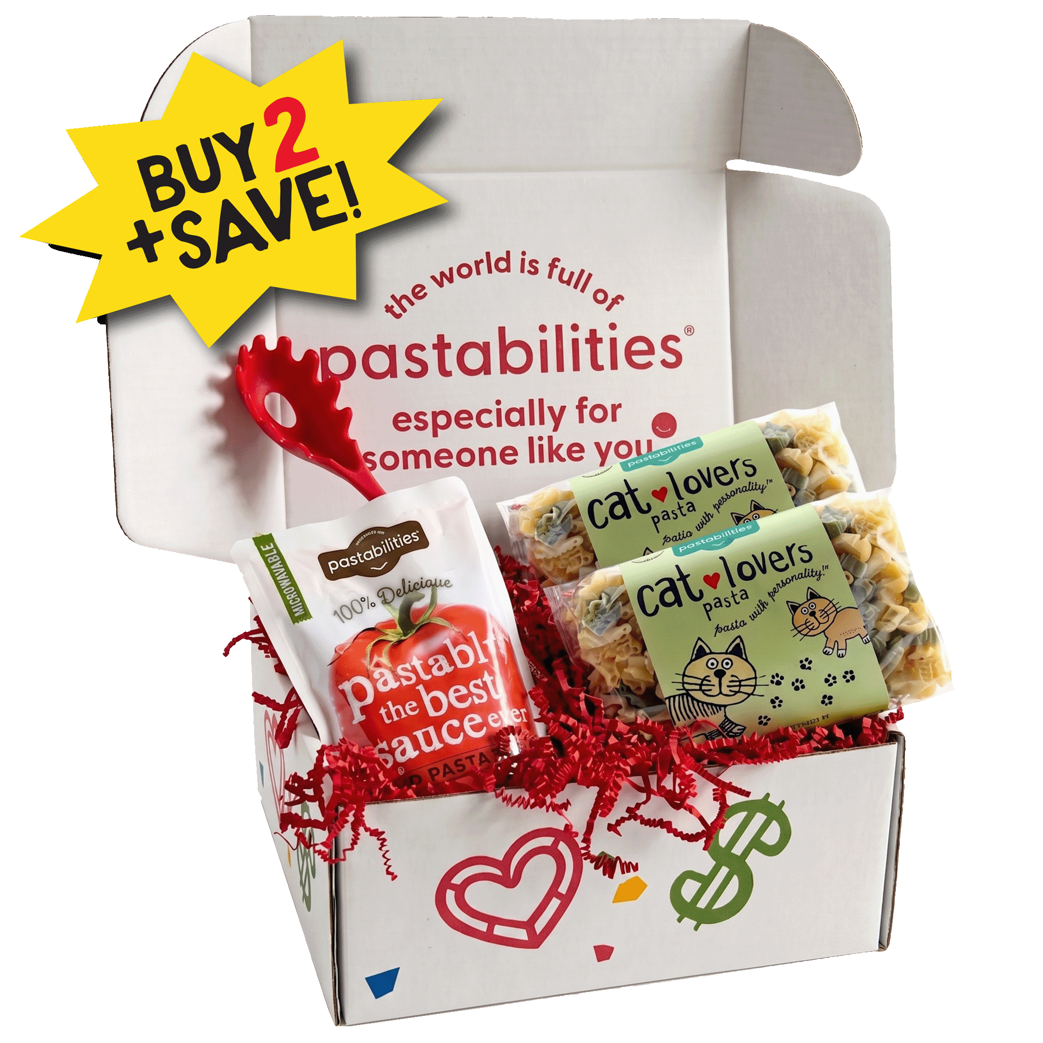 Cat Lovers Gift Box - World of Pastabilities