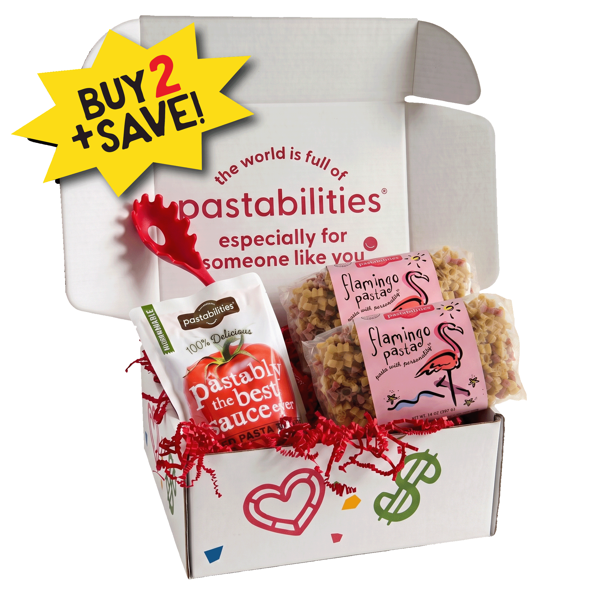 Flamingo Gift Box - World of Pastabilities