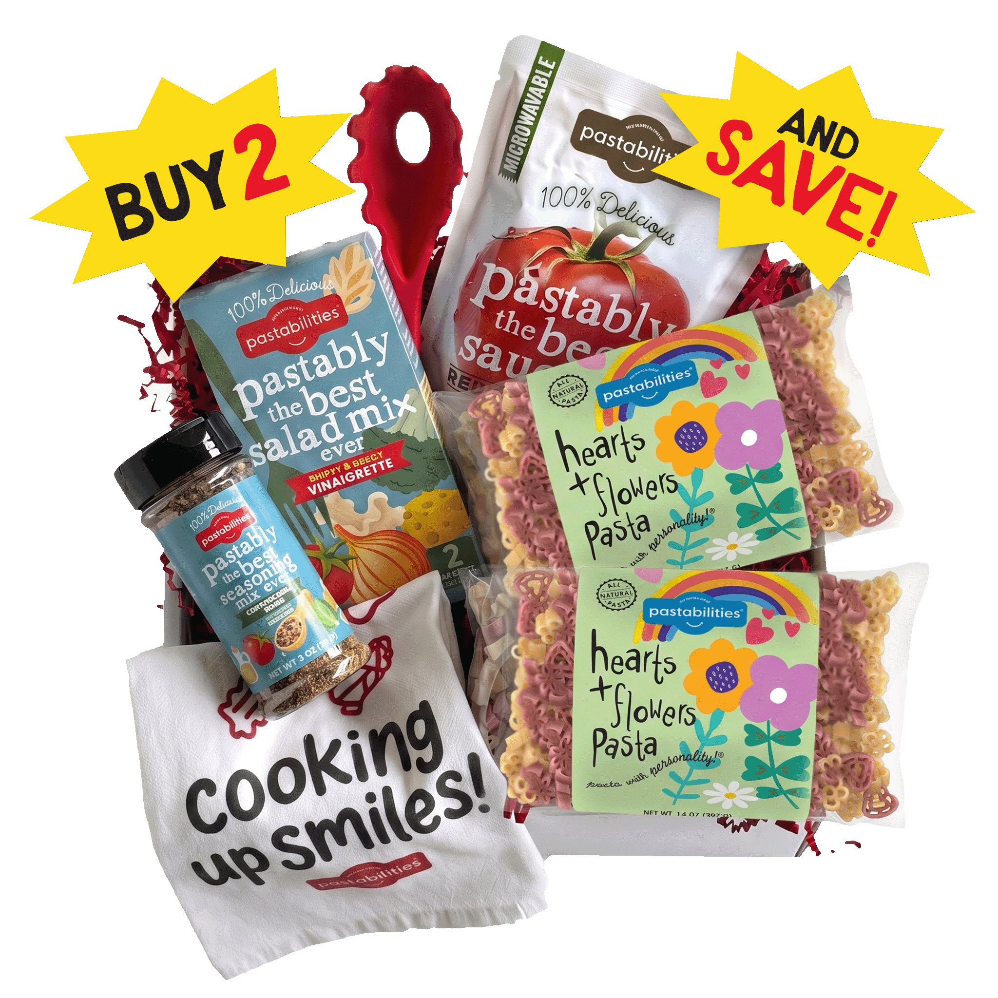 Hearts & Flowers Deluxe Box - World of Pastabilities