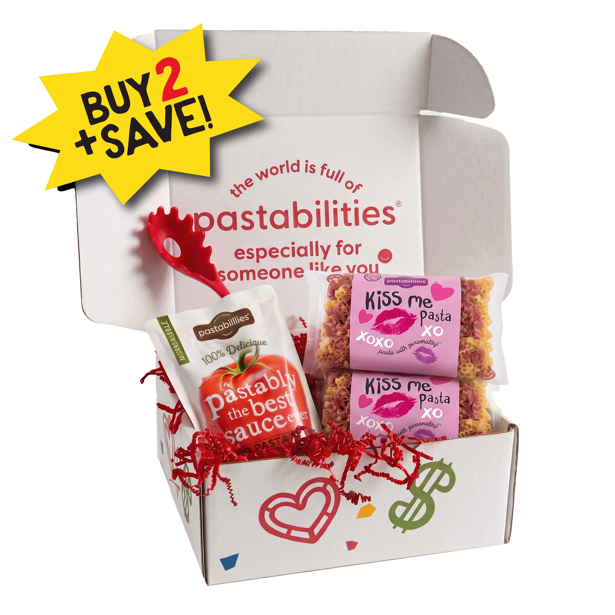 Kiss Me Gift Box - World of Pastabilities