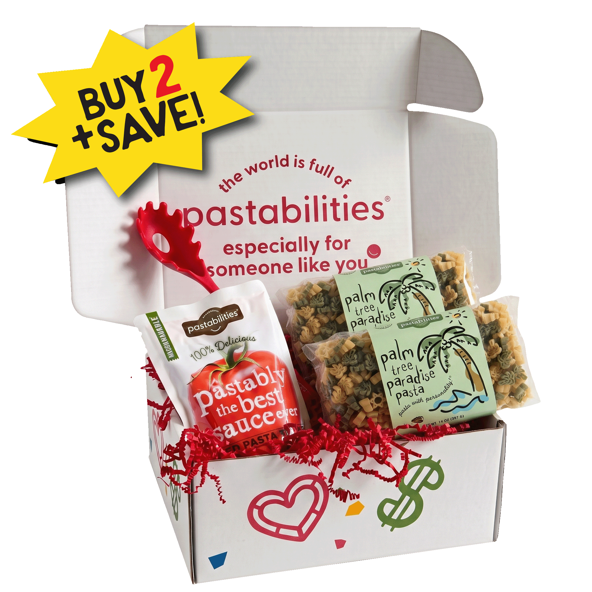 Palm Tree Gift Box - World of Pastabilities