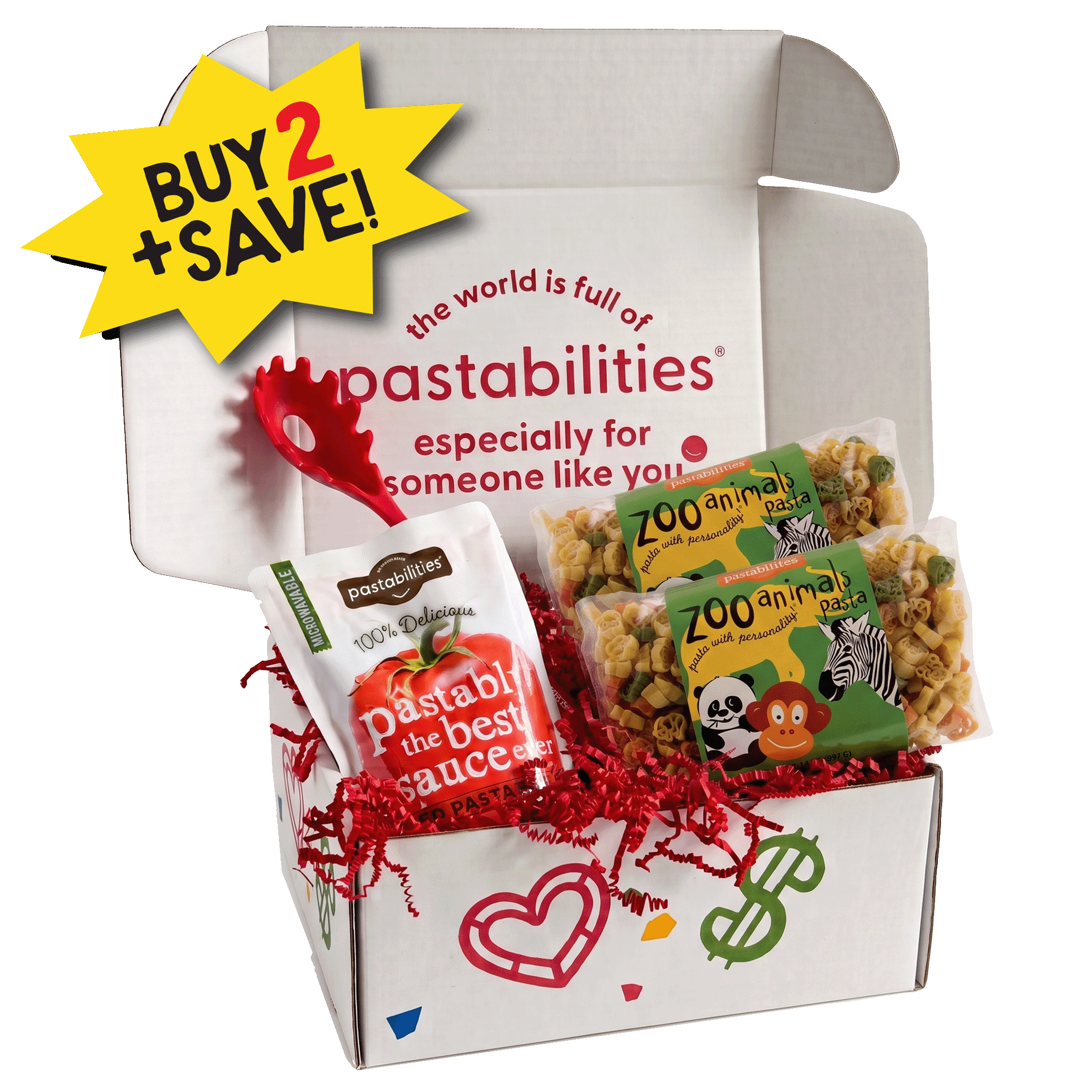 Zoo Animals Gift Box - World of Pastabilities