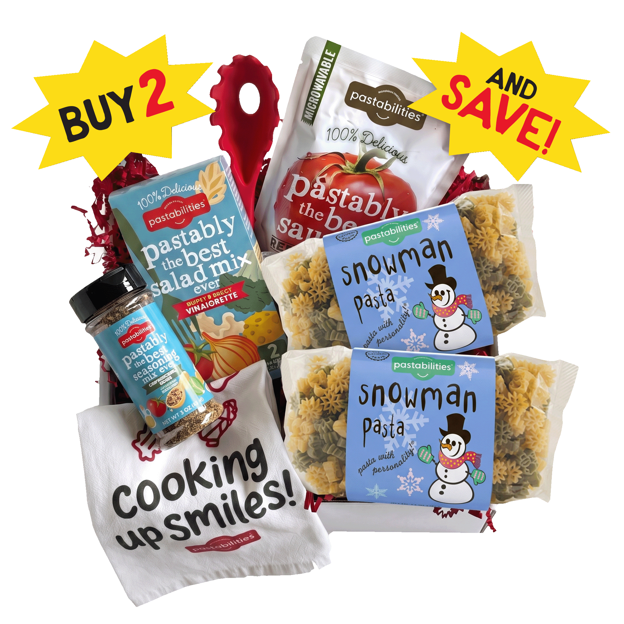 Snowman Deluxe Box - World of Pastabilities