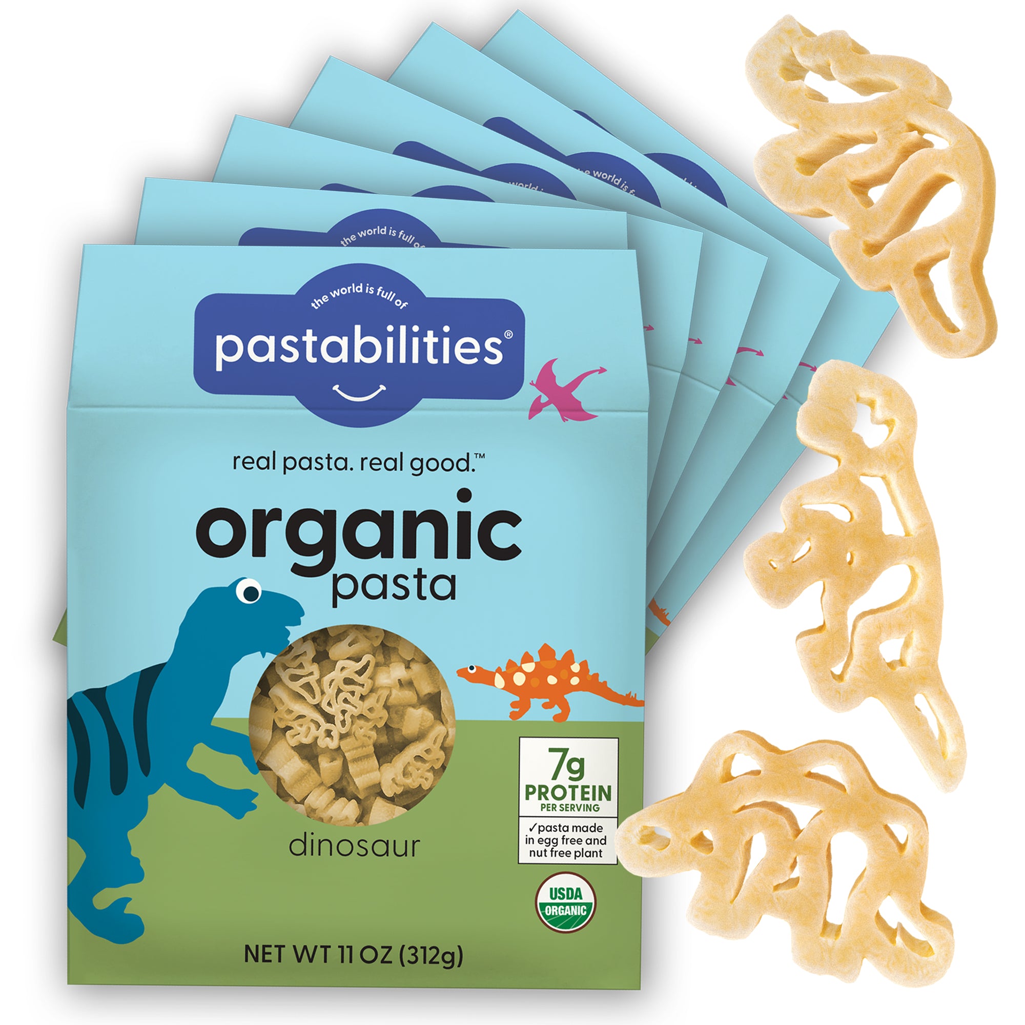 Image of organic dinosaur pasta