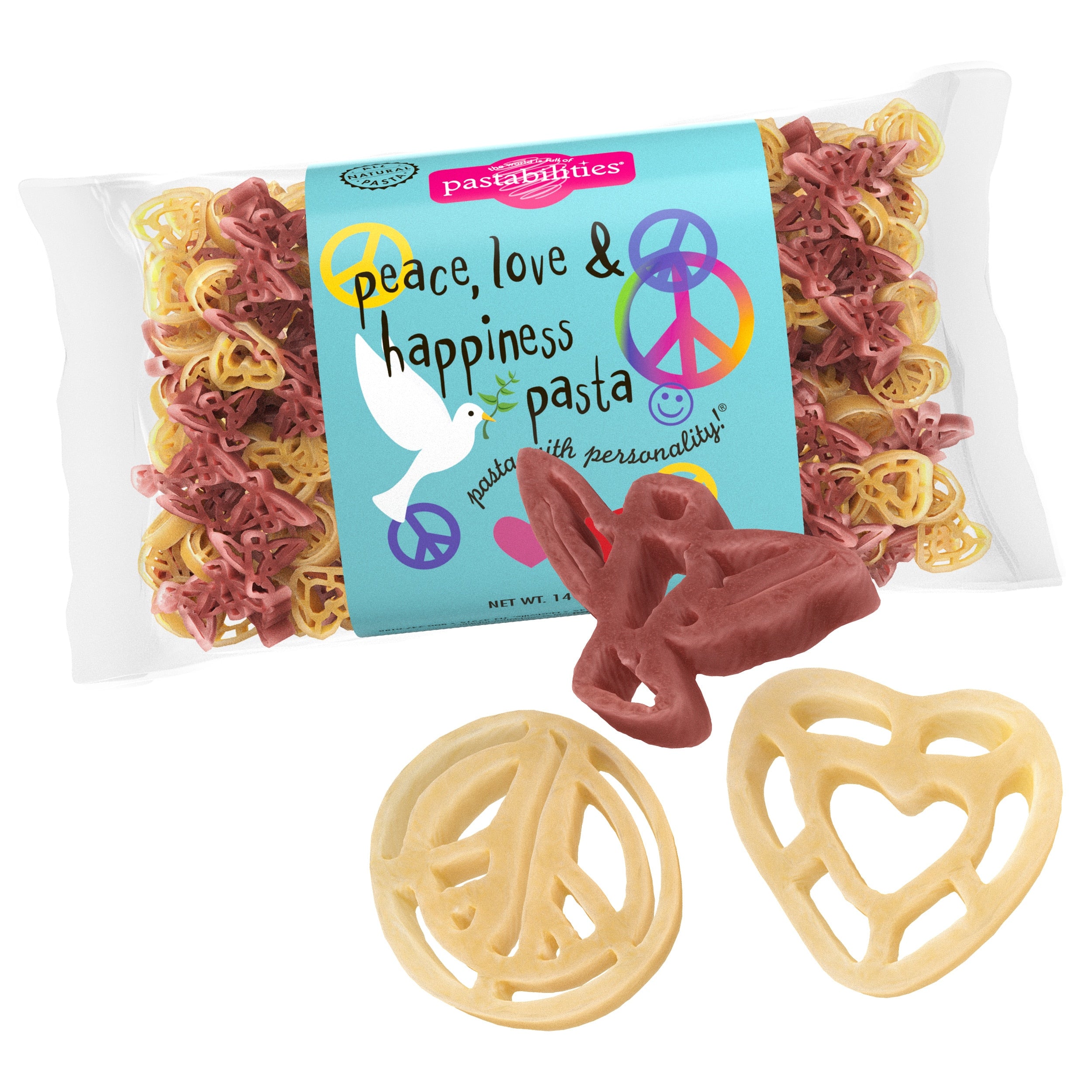 Image of Peace, Love & Happiness Pasta